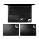 4 in 1 Notebook Shell Protective Film Sticker Set for Microsoft Surface Laptop 3 13.5 inch (Black)