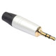 Mini 3.5 mm Plug Audio Jack Gold Plated Earphone Adapter for DIY Stereo Headset Earphone & Repair Earphone