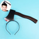 Halloween Costume Party Whole Horror Wear Head Props Axe Hair Hoop Game Show Supplies