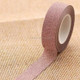 Flash Washi Sticky Paper Tape Label DIY Decorative Tape, Length: 10m(Skin Pink)