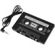 3.5mm Jack Plug CD Car Cassette Stereo Adapter Tape Converter AUX Cable CD Player(Black)