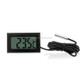 Mini LCD Indoor Digital Thermometer (Fahrenheit Display), Black