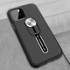 Shockproof TPU + PC Protective Case with Holder For iPhone 11 Pro(Black)