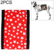 2 PCS Pet Physiological Belt Male Dog Courtesy With Health Safety Pants Anti-harassment Belt, Size:L(Red Star)