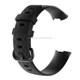 Diamond Pattern Silicone Wrist Strap Watch Band for Fitbit Charge 3(Black)