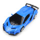 1023 4 Channels Remotely Deformed Car Toy Car(Blue)