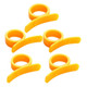100 PCS Ring Type Lemon Orange Tangerine Opener Peeler Peel Slicer Cutter Fruit Skin Remover Knife Helper, Random Color Delivery