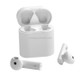 M6 Bluetooth 5.0 Business Style Binaural Wireless Bluetooth Earphone with Charging Case (White)