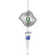 Crystal Stainless Steel Mirror Three-dimensional Rotating Wind Chime(Diamond)