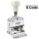 High Performance Metal Material Automatic Numbering Machine (8 Code)(Silver)