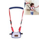 Children Basket Type Back Pull Pattern Harnesses Leashes Toddler Safety Adjustable Harness Baby Walking Assistant(Dark Blue)