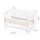 Tape Cutter Office Tape Dispenser Tape Storage Box, Size:10.3x9.1x7.1cm(Beige)