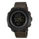 SANDA 361 Fashionable Night Light Sports Children Electronic Watch Multi Functional Personality Night Light Men Waterproof Watch(Coffee)