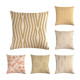 Multi-color Cotton Linen Mustard Pillow Case Yellow Geometric Pillow Covers Decorative Size: 45CM x 45CM(6)