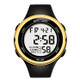 SANDA 375 Watch For Male Students Simple Casual Electronic Watch Sports Waterproof Luminous Watch(Gold)