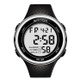SANDA 375 Watch For Male Students Simple Casual Electronic Watch Sports Waterproof Luminous Watch(Silver)