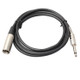 1.8m XLR 3-Pin Male to 1/4 inch (6.35mm) Mono Shielded Microphone Audio Cord Cable
