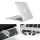 ENKAY for Macbook Air 13.3 inch (US Version) / A1369 / A1466 Hat-Prince 3 in 1 Crystal Hard Shell Plastic Protective Case with Keyboard Guard & Port Dust Plug(White)