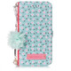 For LG K10 (2017) (EU Version) Daisy Flower Pattern Horizontal Flip Leather Case with Holder & Card Slots & Pearl Flower Ornament & Chain