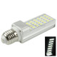 E27 6W 480LM LED Transverse Light Bulb, 28 LED SMD 5050, White Light, AC 85-265V