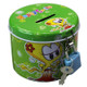 4 PCS Tin Piggy Bank Kindergarten Gifts for Kids, Random Color Delivery