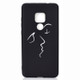 For Huawei Mate 20 Shockproof Stick Figure Pattern Soft TPU Protective Case(Kiss)