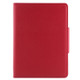 For iPad Air 2 Bluetooth Keyboard Litchi Texture Smart Cover Leather Case with Holder and Sleep Function(Red)