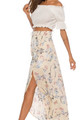 Irregular Waist Short Skirt (Color:White Size:S)