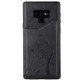 For Galaxy Note 9 Cat Tree Embossing Pattern Shockproof Protective Case with Card Slots & Photo Frame(Black)