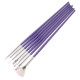 3 PCS Purple Pen Nail Manicure Brush Set Pen Painting Pen Row Pen Painting Pen Point Drill