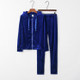 Long Sleeve Casual Women Suit (Color:Blue Size:M)