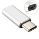 Aluminum Micro USB to USB 3.1 Type-c Converter Adapter, For Galaxy S8 & S8 + / LG G6 / Huawei P10 & P10 Plus / Xiaomi Mi6 & Max 2 and other Smartphones(Silver)