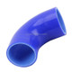 Universal Car Steam Tube Silicone Pipe Elbow 90 Degrees Reducer Hose Silicone Intake Connection Tube Special Turbocharger Silicone Tube, Inner Diameter: 35mm