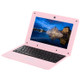 10.1 inch Notebook PC, 1GB+8GB, Android 6.0 A33 Dual-Core ARM Cortex-A9 up to 1.5GHz, WiFi, SD Card, U Disk(Pink)