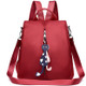 19 inch Fashion Oxford Cloth Backpack Travel Bag(Red)