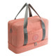 Waterproof Large Capacity Double Layer Beach Bag Portable Sports Bags Cube Bags Travel Bags(Orange Powder)
