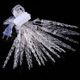 7m Icicle Pendants Decoration String Lights, 30-LED Multi-Colored Light  (AC 220V / EU Plug)(Transparent)