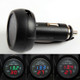 3 in 1 Universal Car Digital Voltage Meter Temperature Meter USB Charger, DC12-24V(Random Color Delivery)