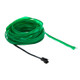 EL Cold Green Light Waterproof Flat Flexible Car Strip Light with Driver for Car Decoration, Length: 5m(Green)