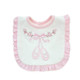 Heavy Industry Embroidered Princess Cotton Bib Baby Embroidered Saliva Towel(Ballet Shoes)