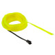 EL Cold Fluorescent Green Light Waterproof Flat Flexible Car Strip Light with Driver for Car Decoration, Length: 5m(Light Green)