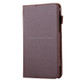 For Galaxy Tab A 7.0 / T280 Litchi Texture Magnetic Horizontal Flip Leather Case with Holder(Brown)
