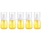 5 PCS Travel Plastic Bottles Leak Proof Portable Travel Accessories Small Bottles Containers, 30ml(Yellow)