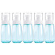 5 PCS Travel Plastic Bottles Leak Proof Portable Travel Accessories Small Bottles Containers, 60ml(Blue)