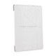 For iPad Pro 10.5 inch Silk Texture Horizontal Deformation Flip Leather Case with 4-folding Holder & Sleep / Wake-up(White)