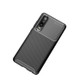 Carbon Fiber Texture Shockproof TPU Case for Huawei P30 (Black)