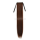 Natural Long Straight Hair Ponytail Bandage-style Wig Ponytail for Women?Length: 75cm (Flaxen)