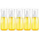 5 PCS Travel Plastic Bottles Leak Proof Portable Travel Accessories Small Bottles Containers, 60ml(Yellow)