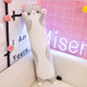 Soft Cute Pet Long Cat Pillow Plush Toy Sleeping Doll Lazy Doll, Size:Height 130cm(Gery)