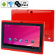 Q88 Tablet PC, 7.0 inch, 1GB+8GB, Android 4.0, 360 Degree Menu Rotate, Allwinner A33 Quad Core up to 1.5GHz, WiFi, Bluetooth(Red)